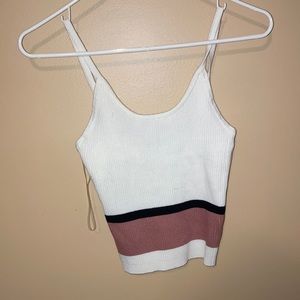 Crop top sweater tank top
